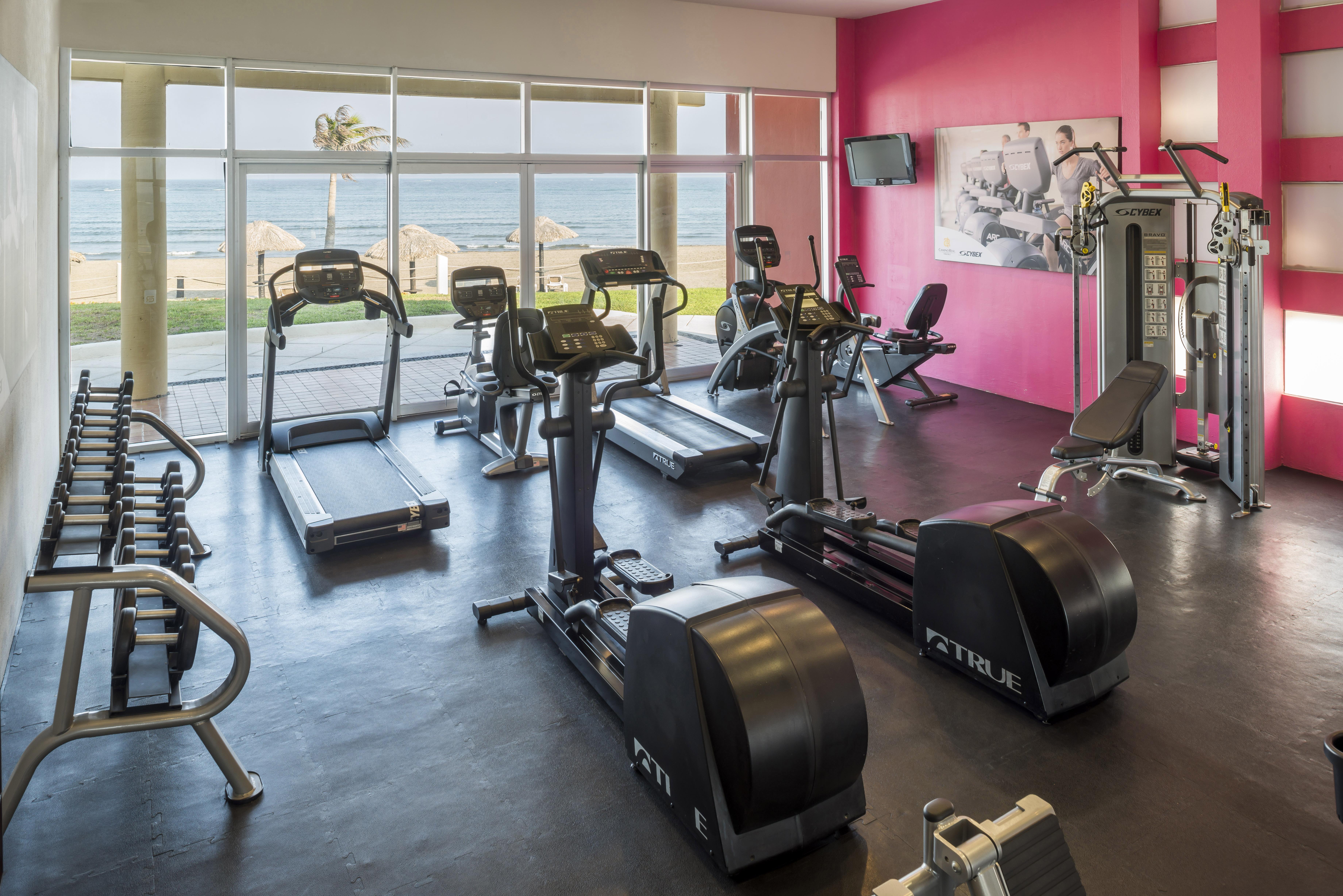 Camino Real Veracruz Dış mekan fotoğraf The gym at the hotel